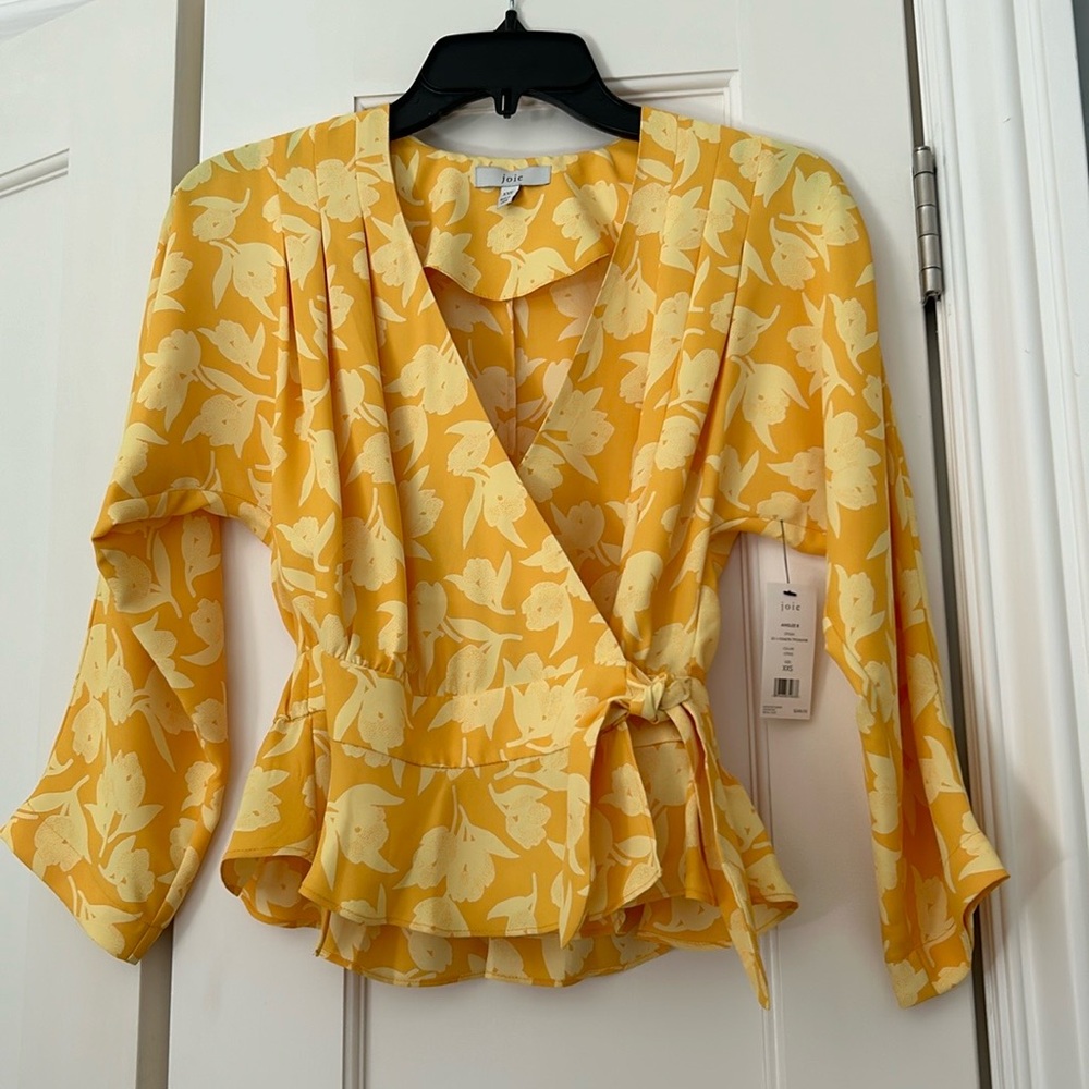 Beautiful Joie Wrap/Tie Blouse XXS